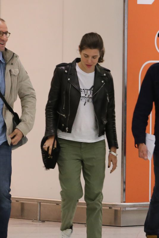CHARLOTTE CASIRAGHI Arrives at Airport in Paris 05/18/2018