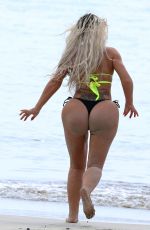 CHARLOTTE CROSBY in Bikini on the Beach in St Lucia 05/16/2018