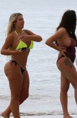 CHARLOTTE CROSBY in Bikini on the Beach in St Lucia 05/16/2018