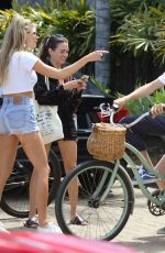 CHARLOTTE MCKINNEY and IRELAND BALDWIN Out in Malibu 05/05/2018