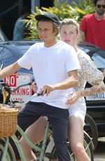 CHARLOTTE MCKINNEY and IRELAND BALDWIN Out in Malibu 05/05/2018