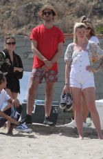 CHARLOTTE MCKINNEY and IRELAND BALDWIN Out in Malibu 05/05/2018
