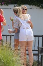 CHARLOTTE MCKINNEY and IRELAND BALDWIN Out in Malibu 05/05/2018