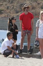 CHARLOTTE MCKINNEY and IRELAND BALDWIN Out in Malibu 05/05/2018