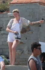 CHARLOTTE MCKINNEY and IRELAND BALDWIN Out in Malibu 05/05/2018