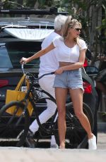 CHARLOTTE MCKINNEY and IRELAND BALDWIN Out in Malibu 05/05/2018