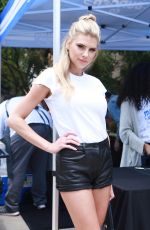 CHARLOTTE MCKINNEY at Off the Menu x Postmates: Secret Burger Showdown in Beverly Hills 05/26/2018