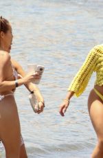 CHLOE and LAURYN GOODMAN, GABBY ALLEN and TYNE-LEXY CLARSON at a Beach in Marbella 05/26/2018