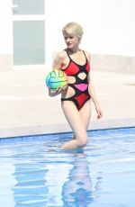 CHLOE JASMINE in Swimsuit at a Pool in Cape Verde 04/05/2018