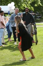 CHLOE MEADOWS on the Set of The Only Way is Essex at Colchester Castle 05/10/2018