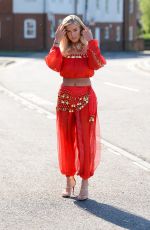 CHLOE MEADOWS on the Set of TOWIE in Brentwood 05/03/2018