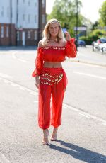 CHLOE MEADOWS on the Set of TOWIE in Brentwood 05/03/2018