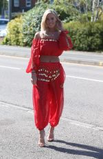 CHLOE MEADOWS on the Set of TOWIE in Brentwood 05/03/2018