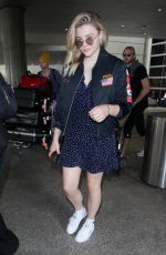 CHLOE MORETZ at LAX Airport in Los Angeles 05/20/2018