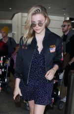 CHLOE MORETZ at LAX Airport in Los Angeles 05/20/2018