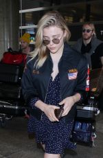 CHLOE MORETZ at LAX Airport in Los Angeles 05/20/2018