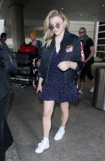 CHLOE MORETZ at LAX Airport in Los Angeles 05/20/2018