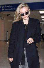 CHLOE MORETZ at Los Angeles International Airport 05/01/2018