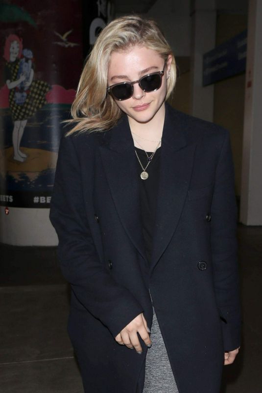 CHLOE MORETZ at Los Angeles International Airport 05/01/2018