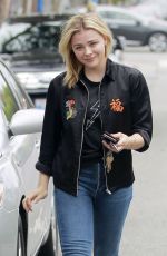 CHLOE MORETZ Out and About in Hollywood 05/24/2018