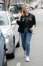 CHLOE MORETZ Out and About in Hollywood 05/24/2018