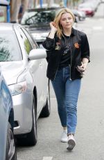 CHLOE MORETZ Out and About in Hollywood 05/24/2018