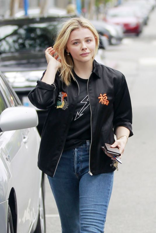 CHLOE MORETZ Out and About in Hollywood 05/24/2018