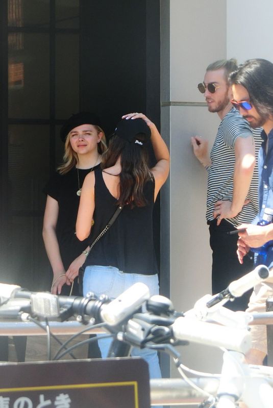 CHLOE MORETZ Out and About in Tokyo 05/14/2018
