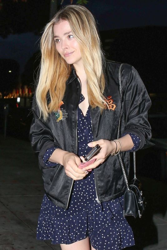 CHLOE MORETZ Out for Dinner in Beverly Hills 05/21/2018