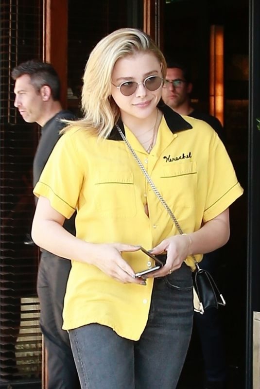 CHLOE MORETZ Out for Lunch in Beverly Hills 05/04/2018