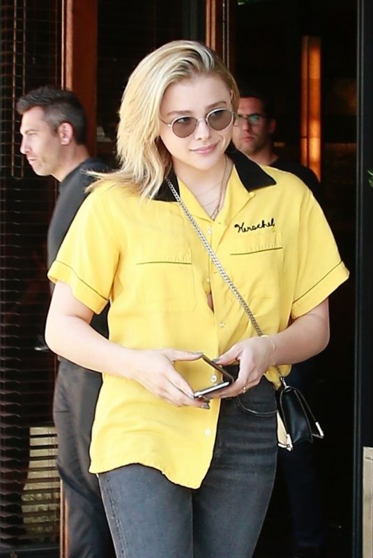 CHLOE MORETZ Out for Lunch in Beverly Hills 05/04/2018