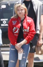 CHLOE MORETZ Out in Her Hometown in Rome 04/30/2018