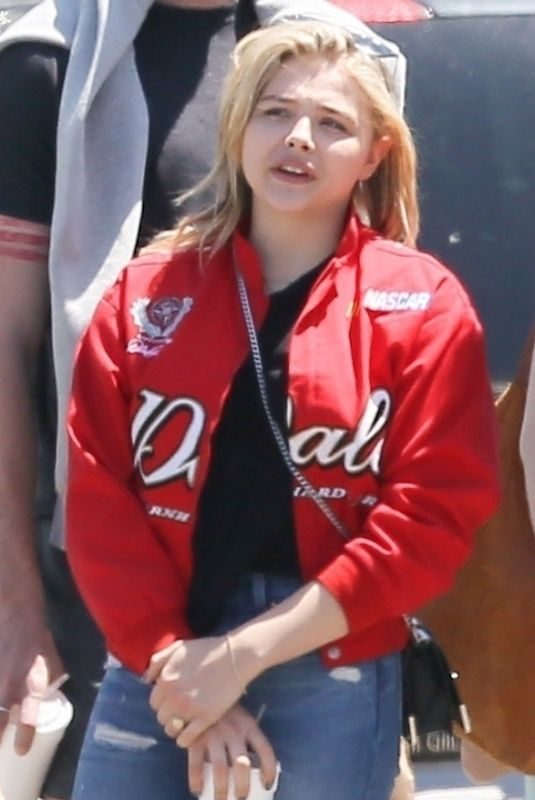 CHLOE MORETZ Out in Her Hometown in Rome 04/30/2018