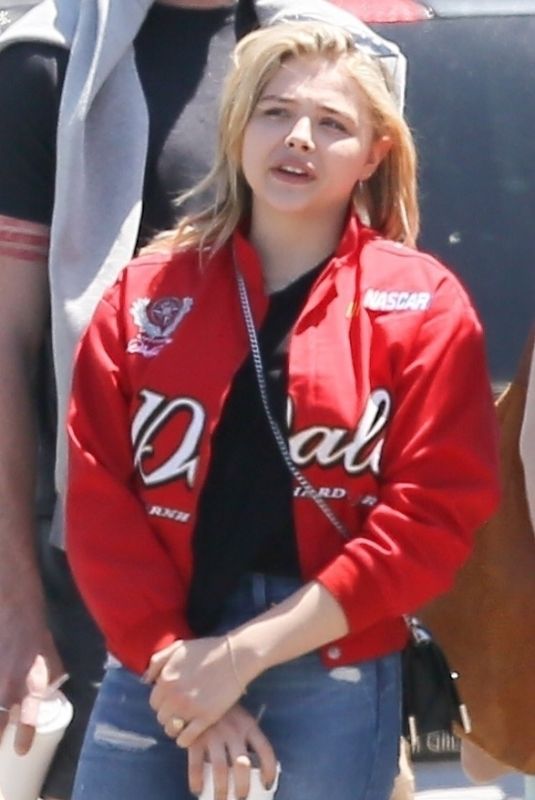 CHLOE MORETZ Out in Her Hometown in Rome 04/30/2018