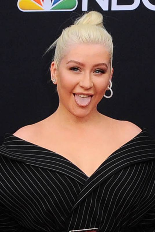 CHRISTINA AGUILERA at Billboard Music Awards in Las Vegas 05/20/2018