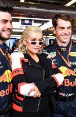 CHRISTINA AQUILERA at Formula 1 Grand Prix of Azerbaijan in Baku 04/29/2018