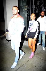 CHRISTINA MILIAN and Matt Pokora at Catch LA in West Hollywood 05/27/2018