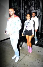 CHRISTINA MILIAN and Matt Pokora at Catch LA in West Hollywood 05/27/2018