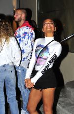 CHRISTINA MILIAN and Matt Pokora at Catch LA in West Hollywood 05/27/2018