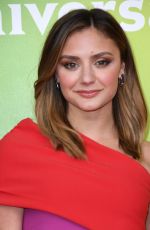 CHRISTINE EVANGELISTA at NBC/Universal Summer Press Day in Universal City 02/05/2018