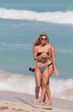 CIARA LEBAMOFF in Bikini on the Beach in Miami 05/19/2018