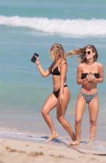 CIARA LEBAMOFF in Bikini on the Beach in Miami 05/19/2018