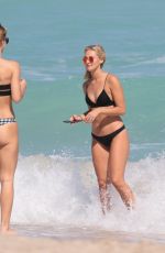 CIARA LEBAMOFF in Bikini on the Beach in Miami 05/19/2018
