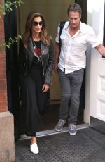 CINDY CRAWFORD and Rande Gerber Leaves Their Hotel in New York 05/09/2018