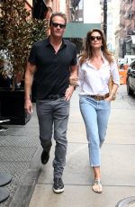CINDY CRAWFORD and Rande Gerber Out in New York 05/05/2018