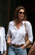 CINDY CRAWFORD and Rande Gerber Out in New York 05/05/2018