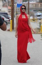CINDY CRAWFORD on the Set of a Photoshoot at a Beach in Malibu 05/24/2018