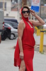 CINDY CRAWFORD on the Set of a Photoshoot at a Beach in Malibu 05/24/2018