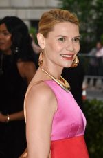 CLAIRE DANES at MET Gala 2018 in New York 05/07/2018