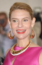 CLAIRE DANES at MET Gala 2018 in New York 05/07/2018